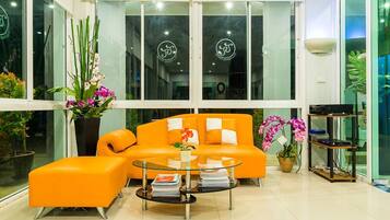 Lobby sitting area