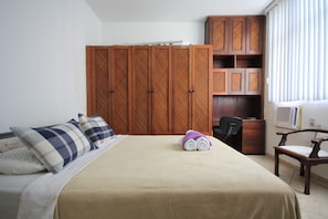 Apartamento estándar, 1 habitación, cocina básica | 1 dormitorio y minibar
