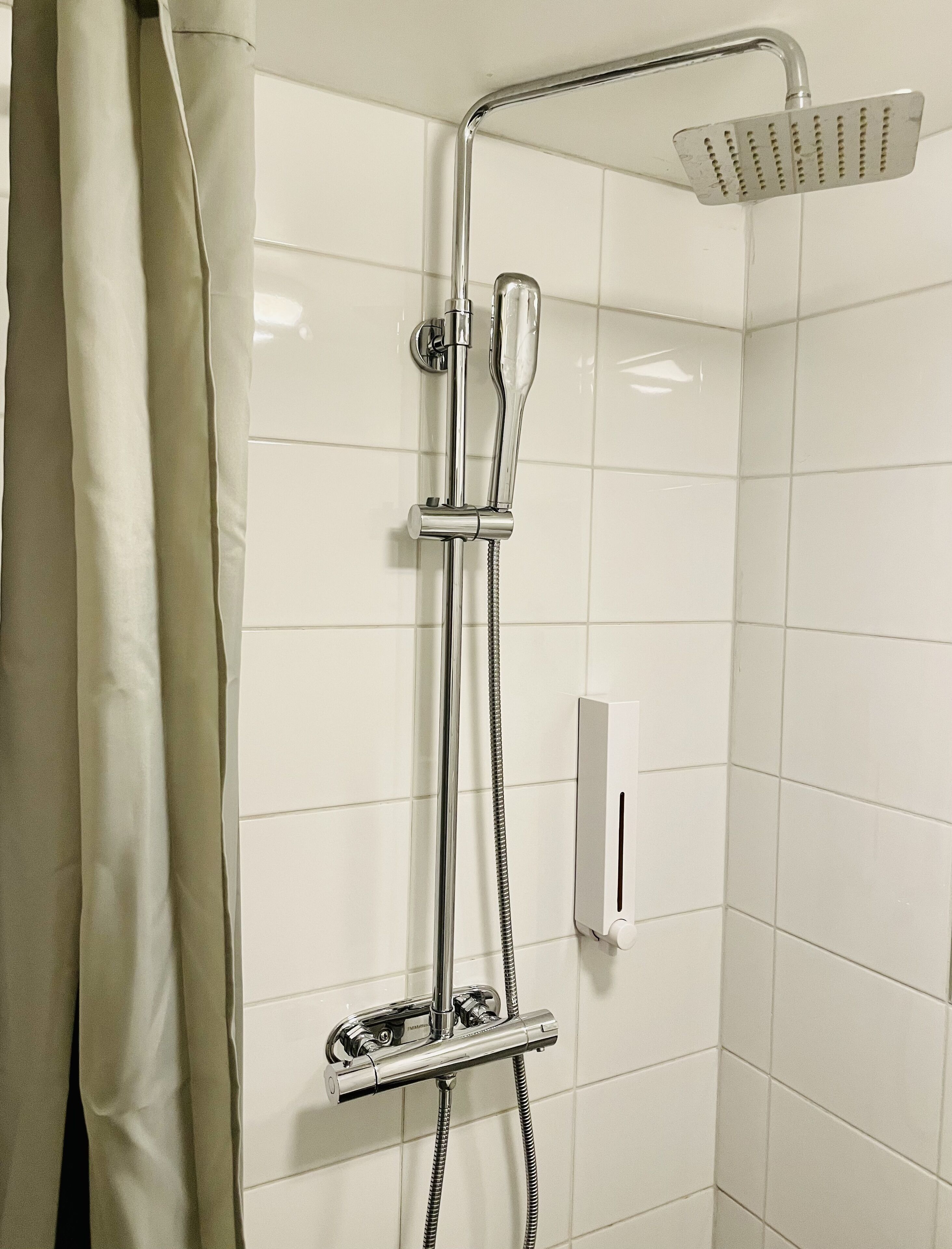 single room, no windows | bathroom | shower, hair dryer, towels, soap