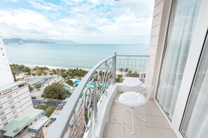Appartement, 2 chambres, balcon, vue mer | Balcon