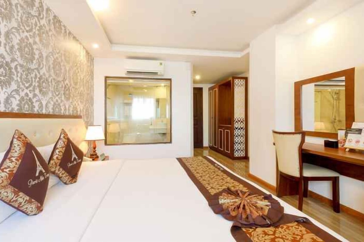 Premium bedding, memory-foam beds, minibar, in-room safe