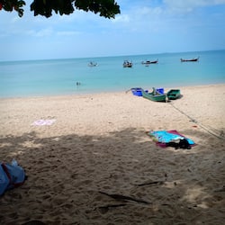 On the beach, beach bar, motor boating, fishing