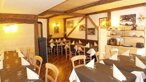 Lunch, dinner served; local cuisine, garden views