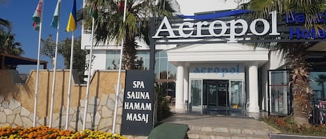 Entrada de la propiedad