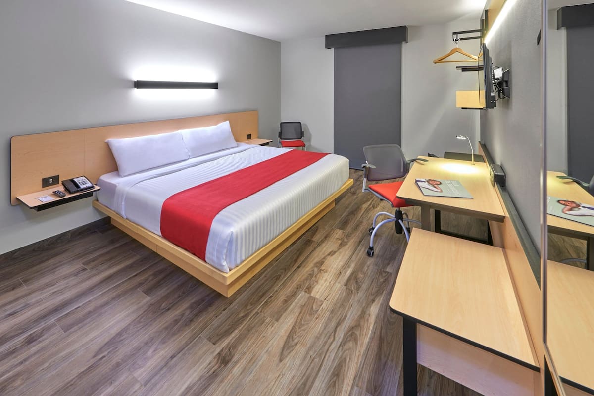 Room, 1 Queen Bed | In-room safe, desk, laptop workspace, iron/ironing board