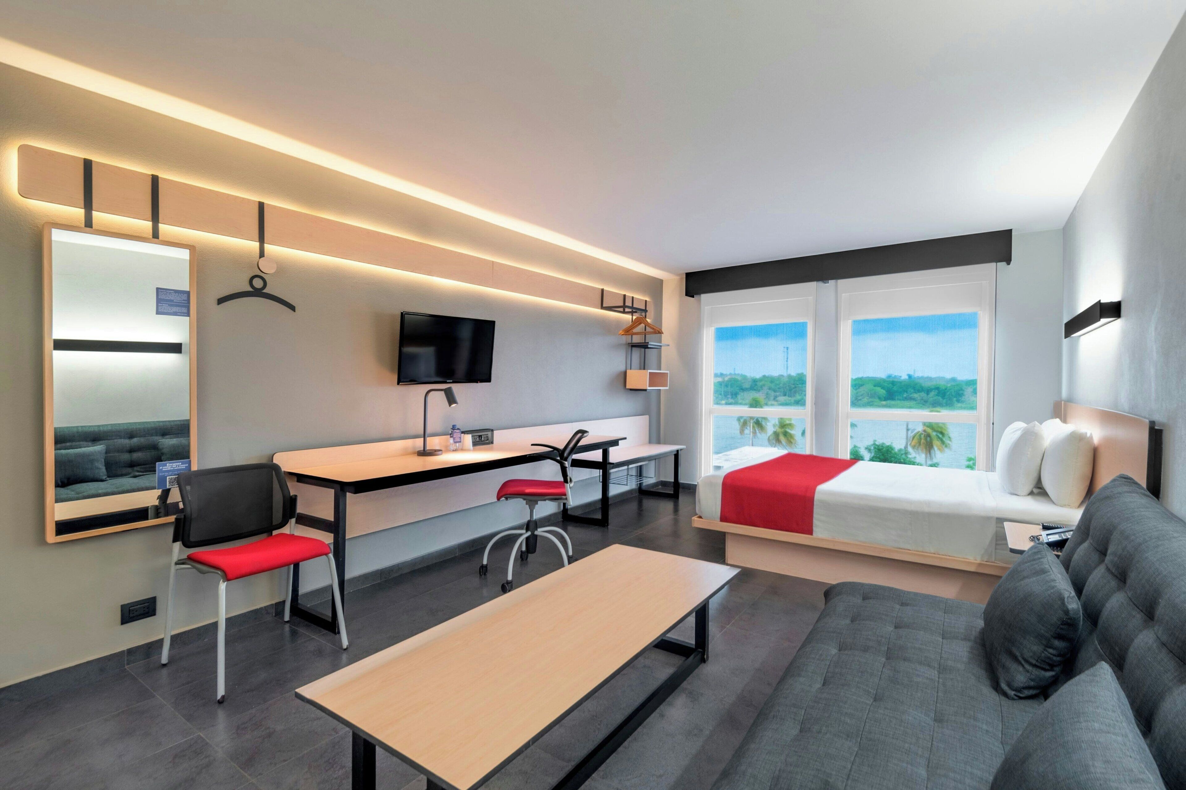 superior room, 1 queen bed with sofa bed | 1 bedroom, in-room safe, desk, iron/ironing board