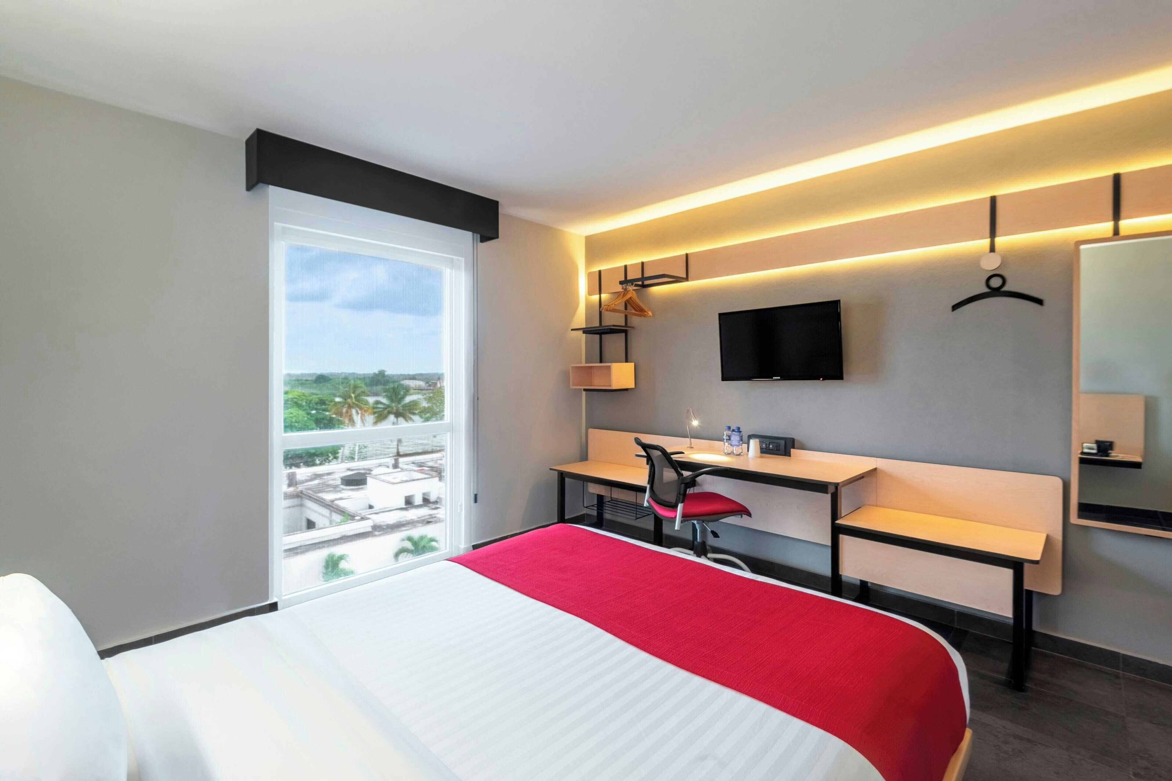 room, 1 queen bed | 1 bedroom, in-room safe, desk, iron/ironing board