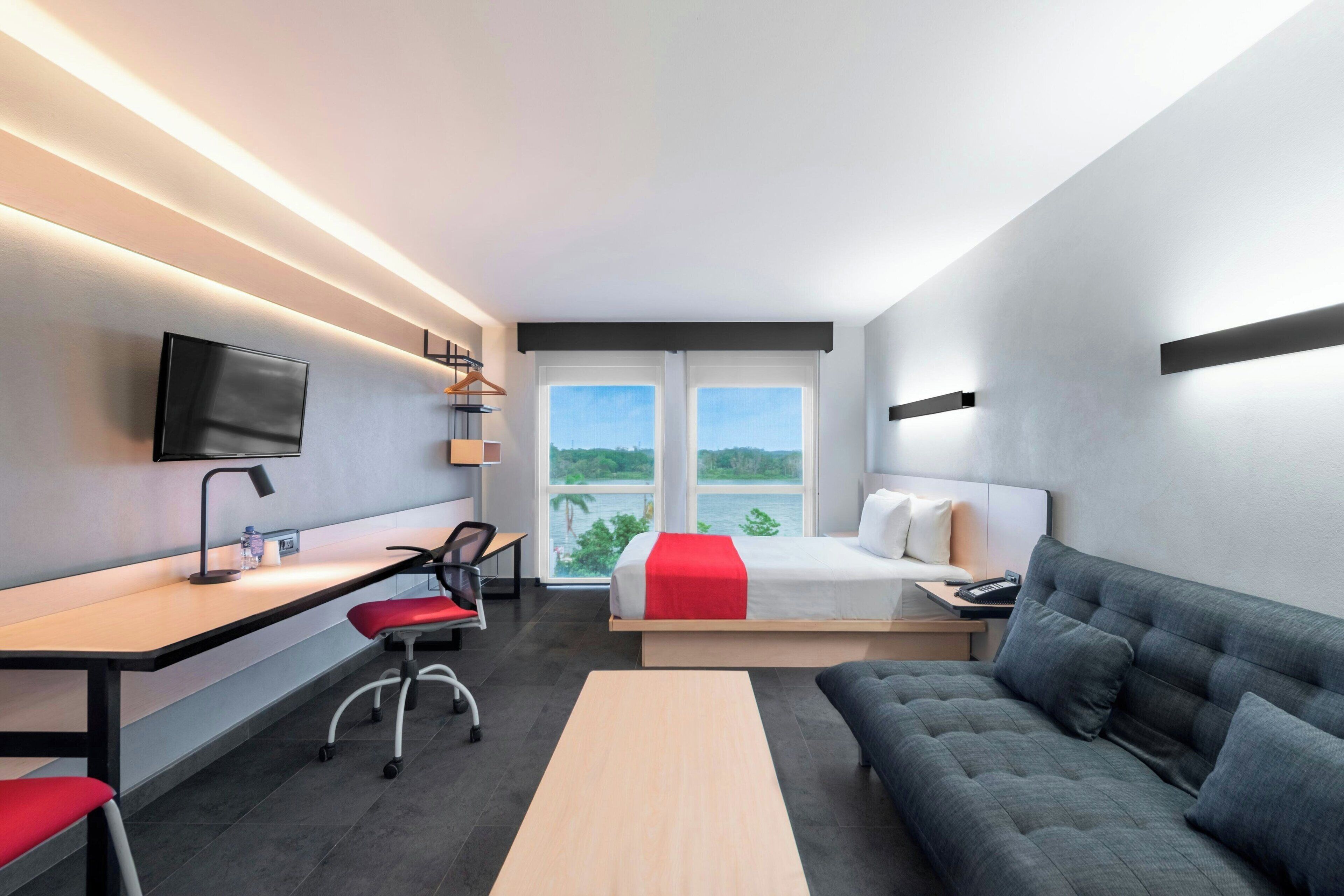 superior room, 1 queen bed with sofa bed | 1 bedroom, in-room safe, desk, iron/ironing board