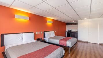 Desk, iron/ironing board, free WiFi, bed sheets