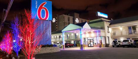 Front of property – evening/night