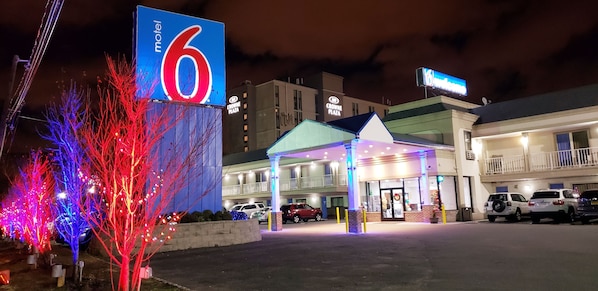 Front of property – evening/night