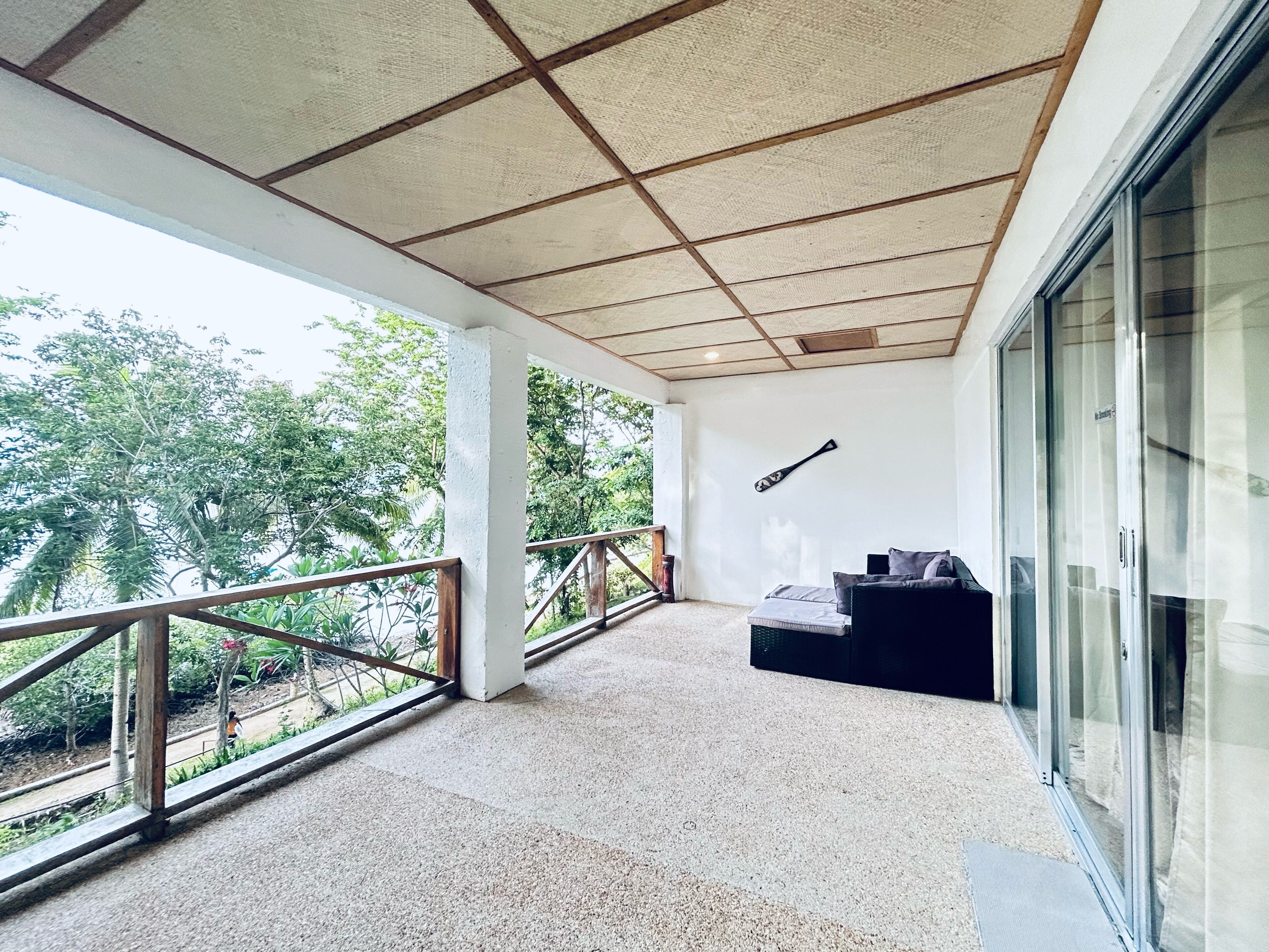 Chambre Deluxe, 1 très grand lit, vue jardin | Terrasse/Patio