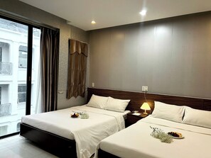 Family Twin Room | Desk, soundproofing, free WiFi, bed sheets - Be Sea Hotel (Da Nang)