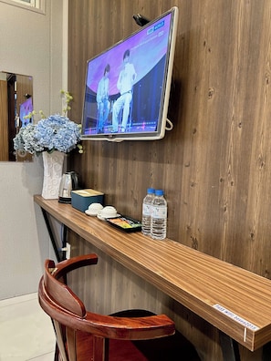 Standard Double Room, No Windows | Living area | Flat-screen TV - Be Sea Hotel (Da Nang)