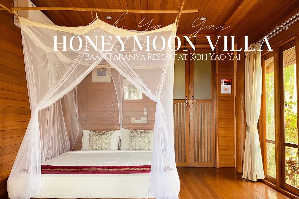 Honeymoon Villa | 1 kamar tidur, minibar, brankas, dan didekorasi berbeda-beda