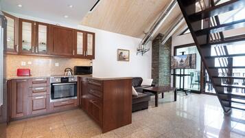 Appartement Exclusif, 4 chambres, réfrigérateur, en mezzanine