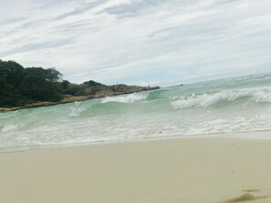 On the beach, white sand, scuba diving, snorkelling