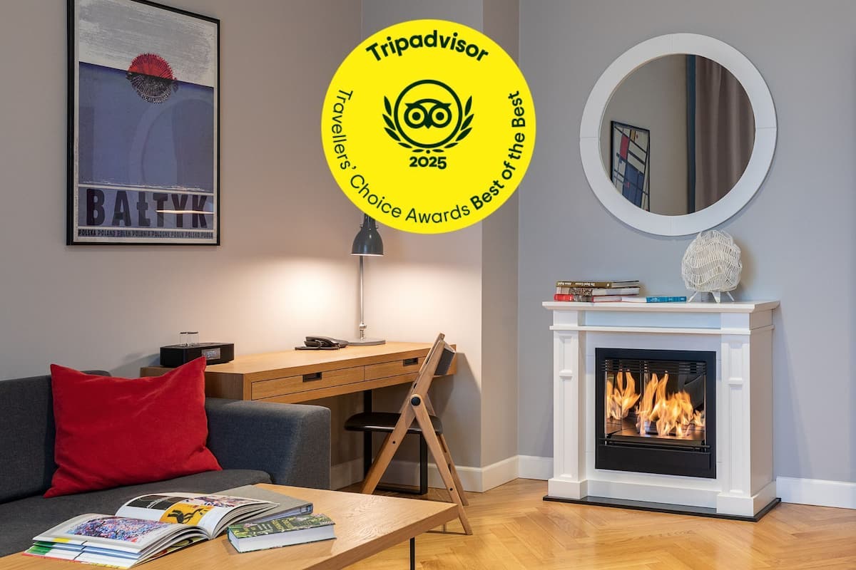 Appartement, 1 slaapkamer, open haard | Luxe beddengoed, donzen dekbedden, een kluis op de kamer