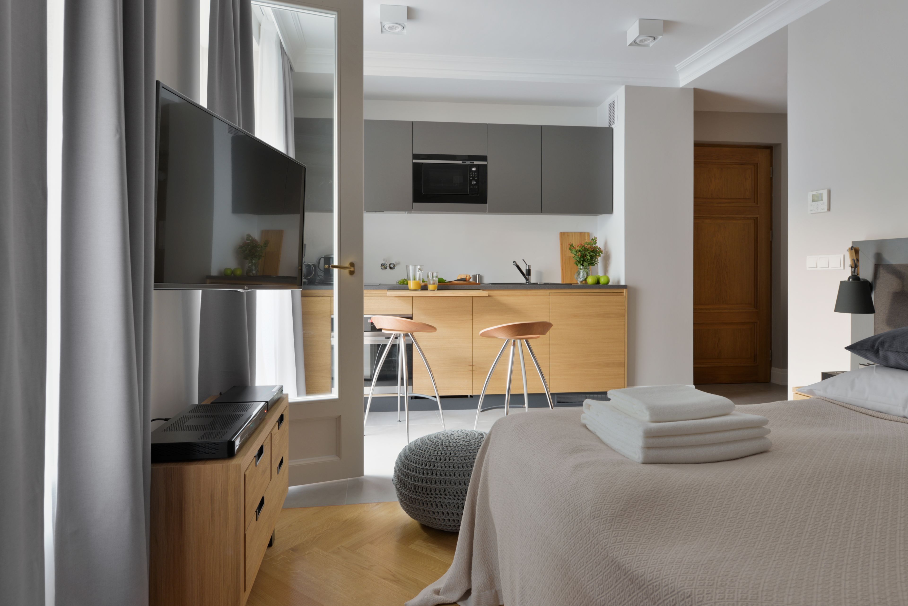 Premium bedding, down duvets, in-room safe, individually decorated