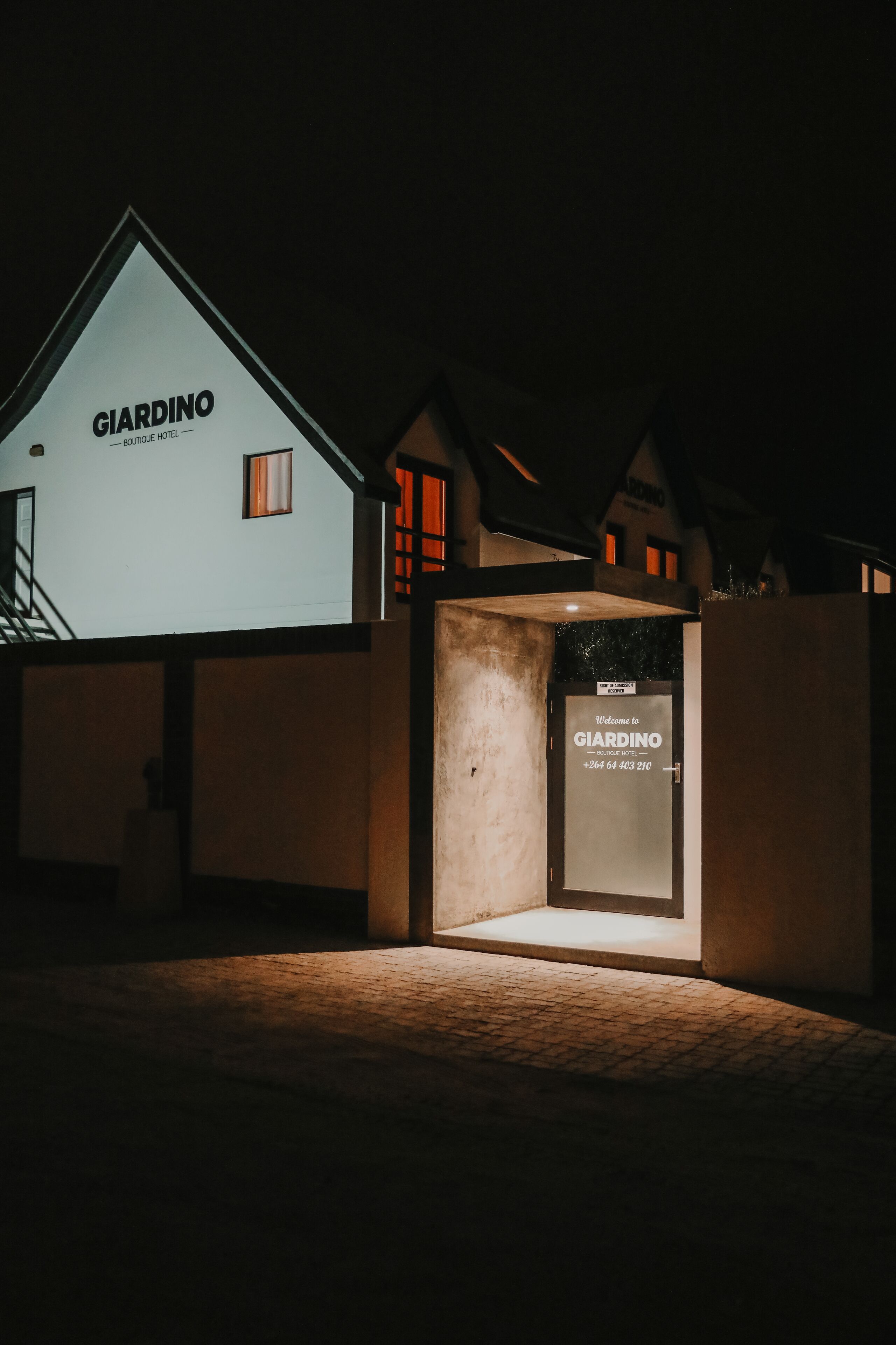 Facciata della struttura