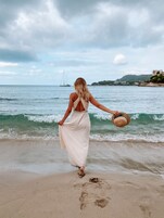 Beach nearby, white sand