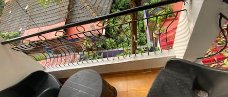 Rom – standard, 1 soverom, hageutsikt | Utsikt fra balkong