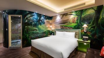 Habitación doble | Sistema de insonorización y tabla de planchar con plancha