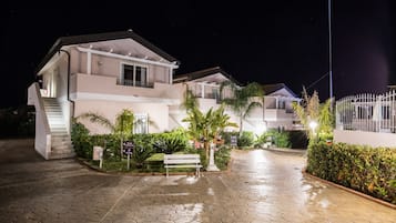 Front of property - evening/night