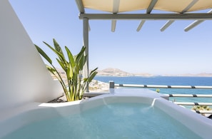Premium-Suite, Sauna, Meerblick (Hot Tub) | Terrasse/Patio