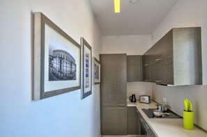 Superior-penthouselejlighed | Privat køkken | Kaffe-/temaskine
