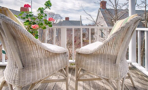 Deluxe Room, 1 King Bed | Terrace/patio - Sherburne Inn (Nantucket)
