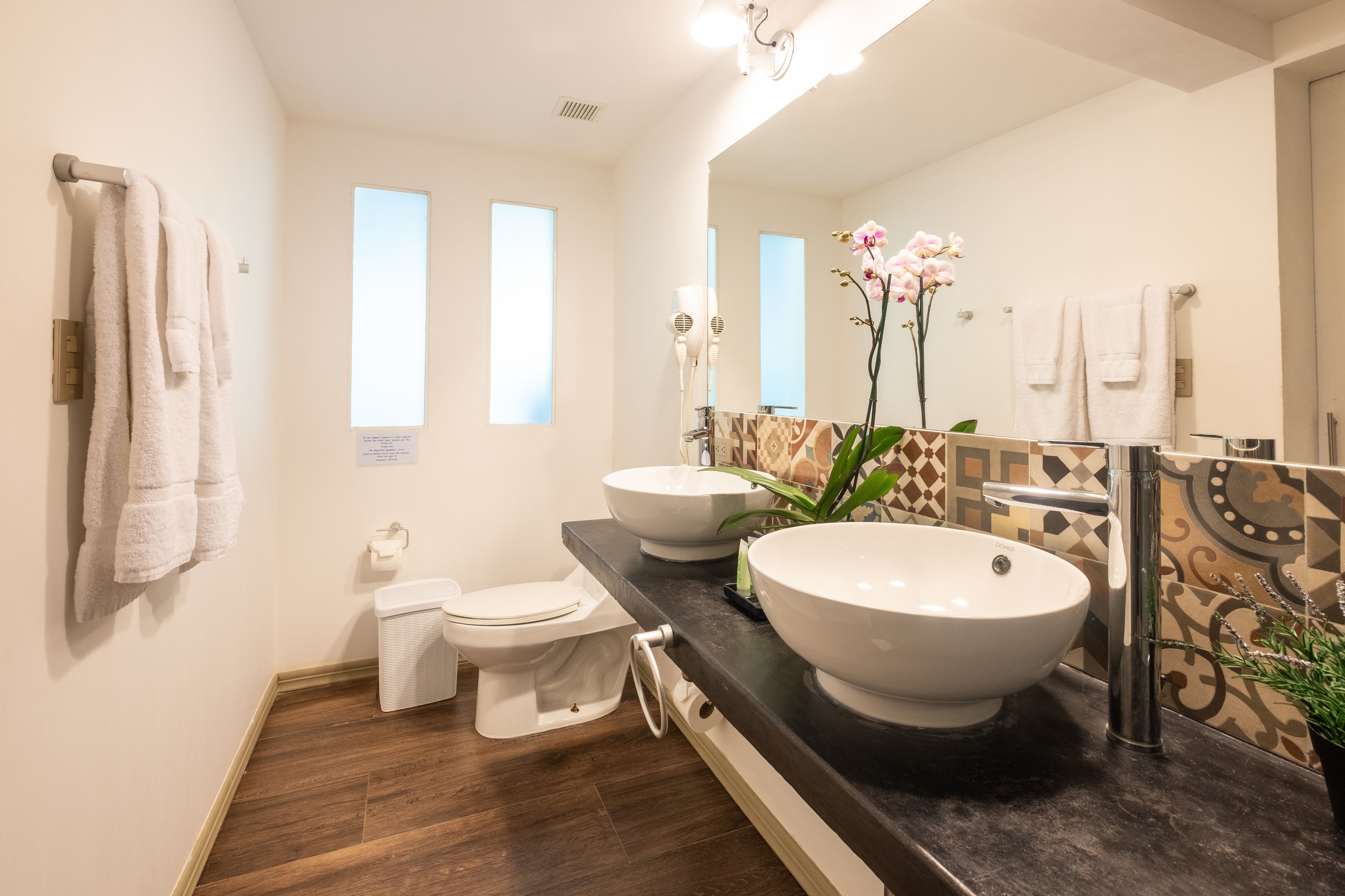 suite, 1 bedroom, terrace, garden view | bathroom | shower, free toiletries, hair dryer, towels