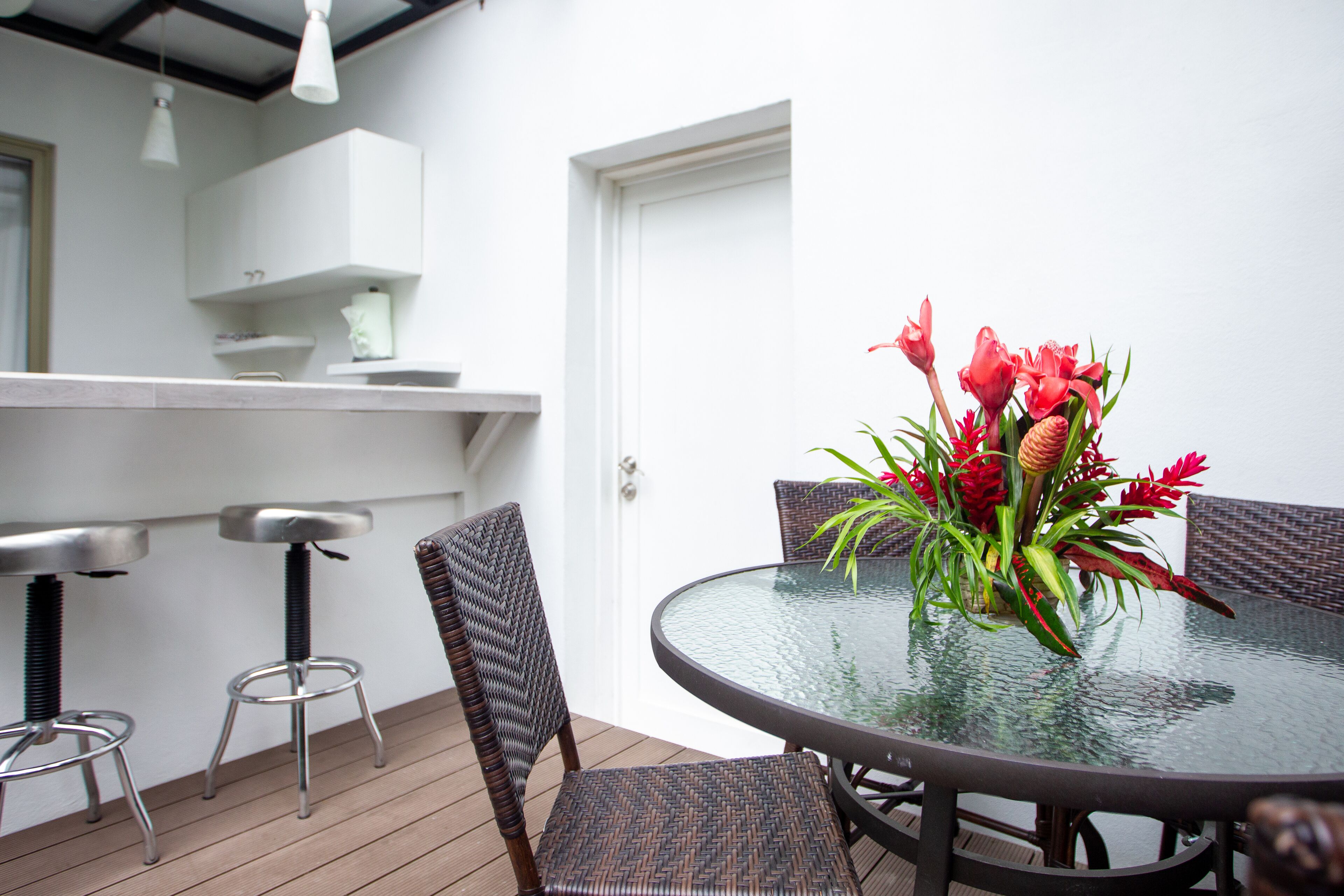 family room | 1 bedroom, premium bedding, minibar, in-room safe