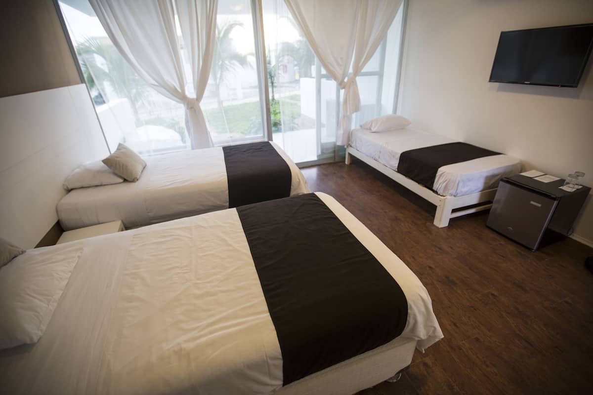 junior suite, terrace (triple) | 1 bedroom, premium bedding, minibar, in-room safe