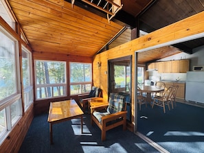 Premium Suite, 2 Bedrooms, Kitchen, Lake View | Terrace/patio - Sunny Point Resort Cottages and Inn (Seguin)