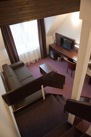 Standard Apartment, 2 Bedrooms (2 or 3 Adults) | Living area | Flat-screen TV