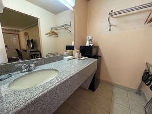 Free toiletries, hair dryer, towels