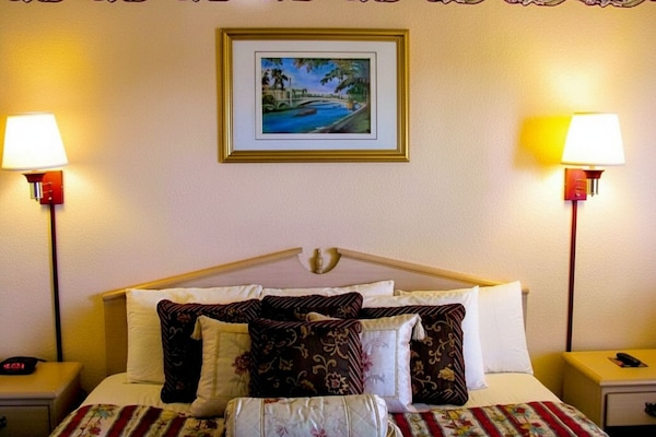 Room, 1 King Bed, Non Smoking | Premium bedding, desk, iron/ironing board (on request), WiFi (free)