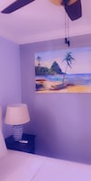 2 bedrooms, individually decorated, individually furnished, desk