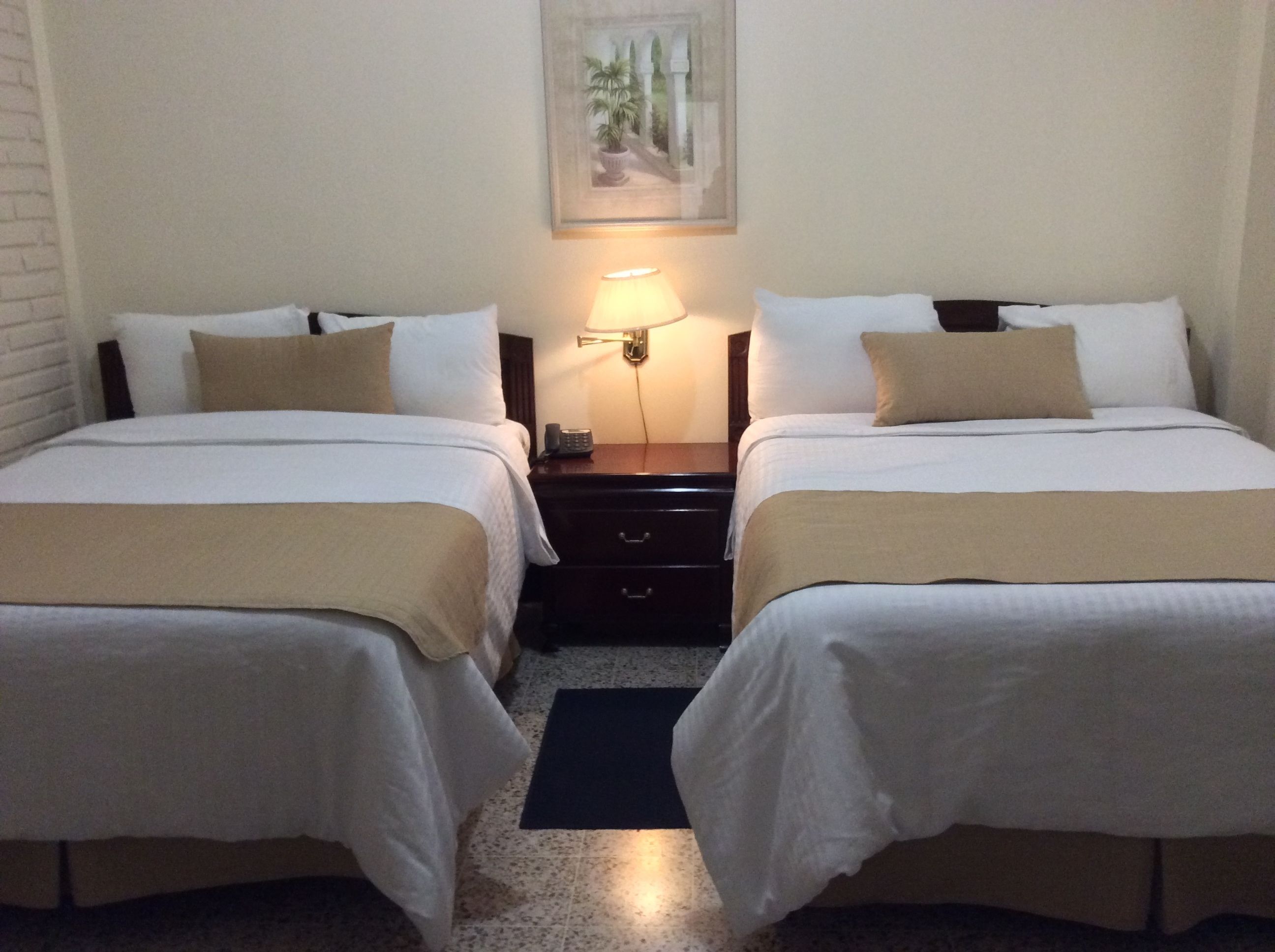 premium bedding, desk, free wifi, bed sheets