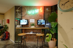 Sala de estar en el lobby