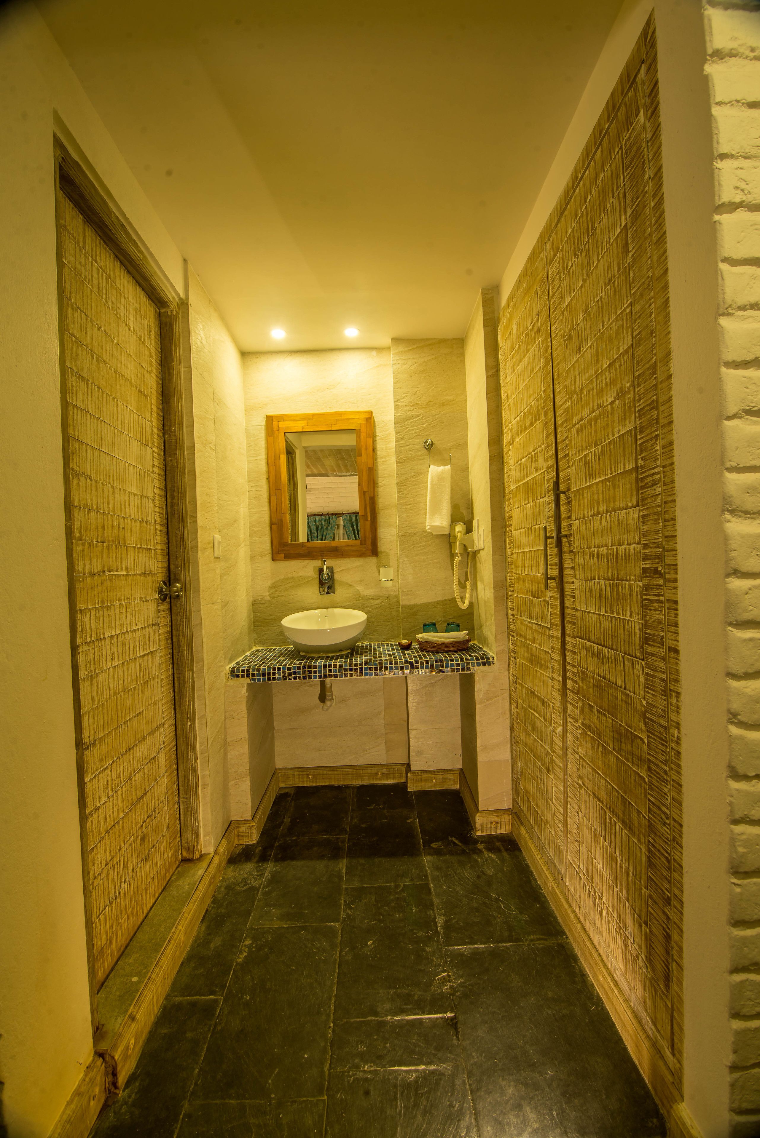 deluxe room | bathroom | deep-soaking bathtub, towels