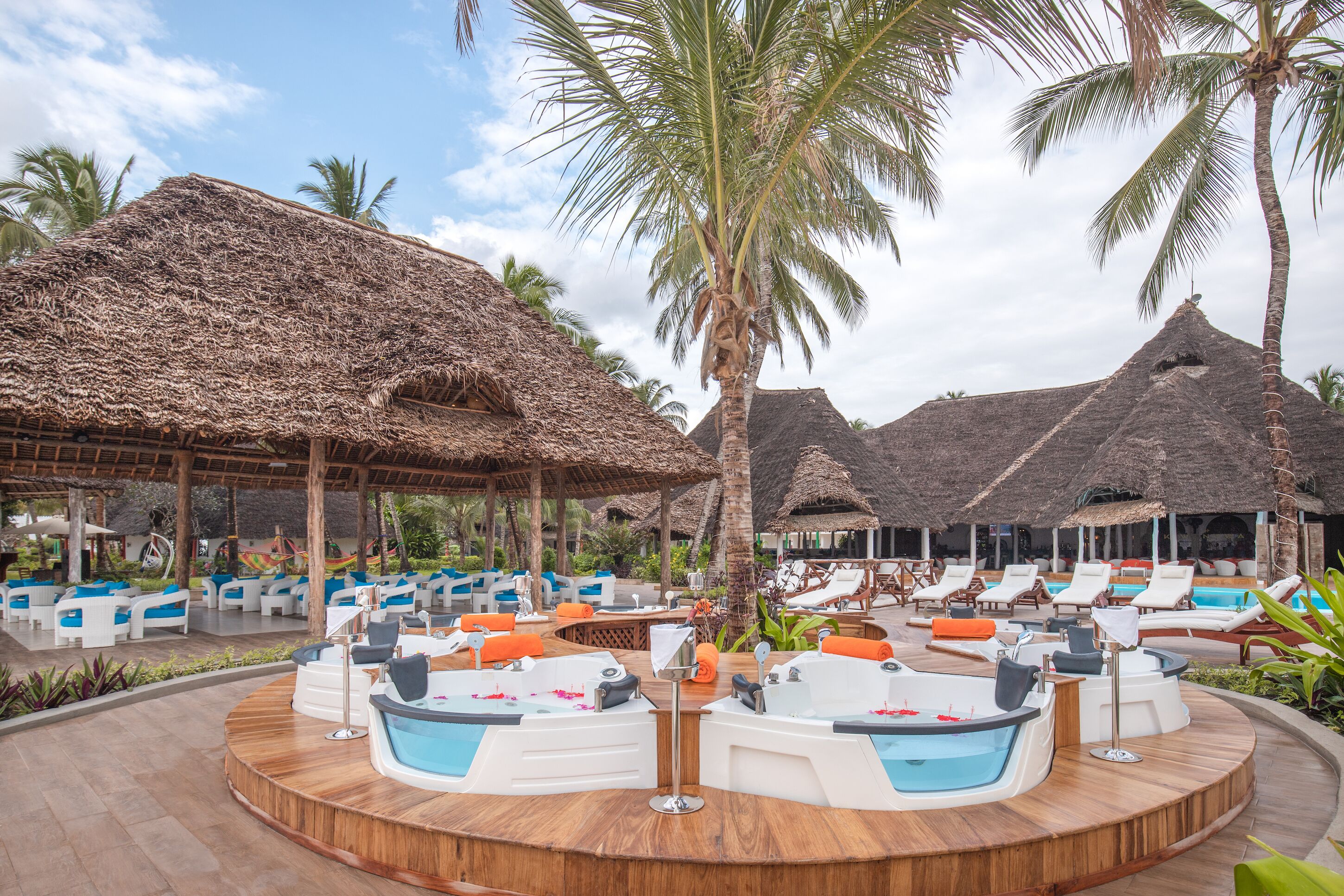 3 bars/lounges, poolside bar, beach bar