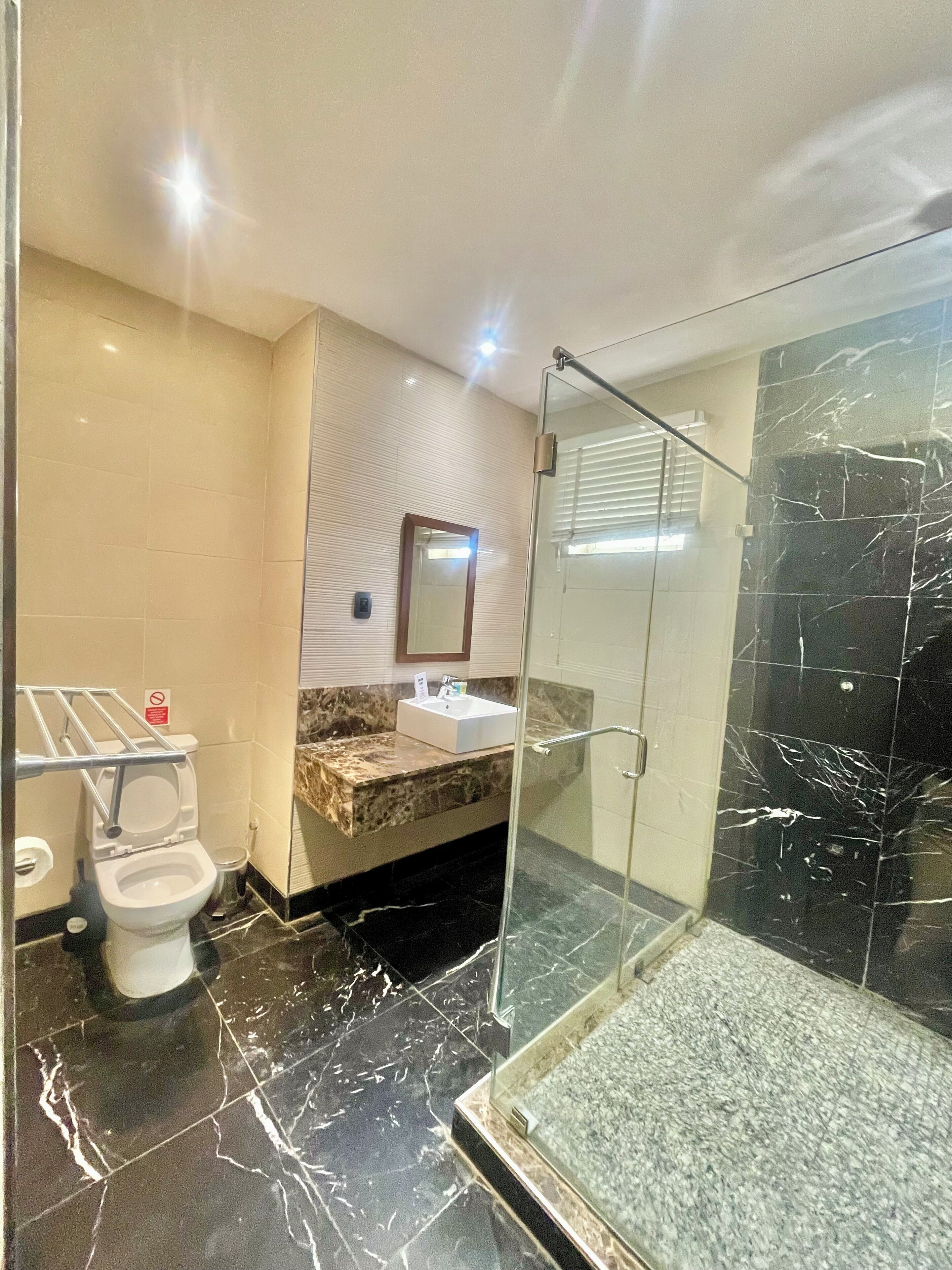 executive room, balcony | bathroom | shower, free toiletries, towels