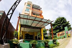 Façade de l’hébergement