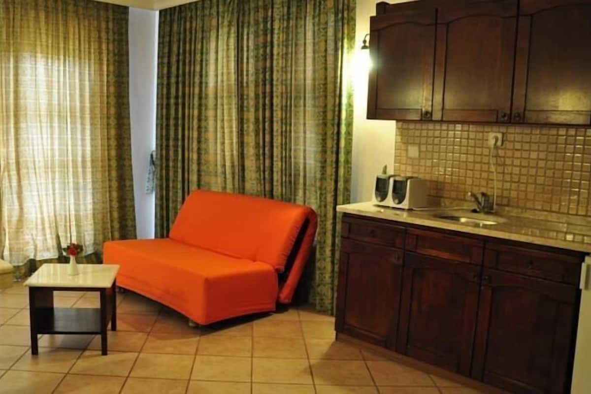 Departamento, 1 habitación | Área de sala de estar | Televisión