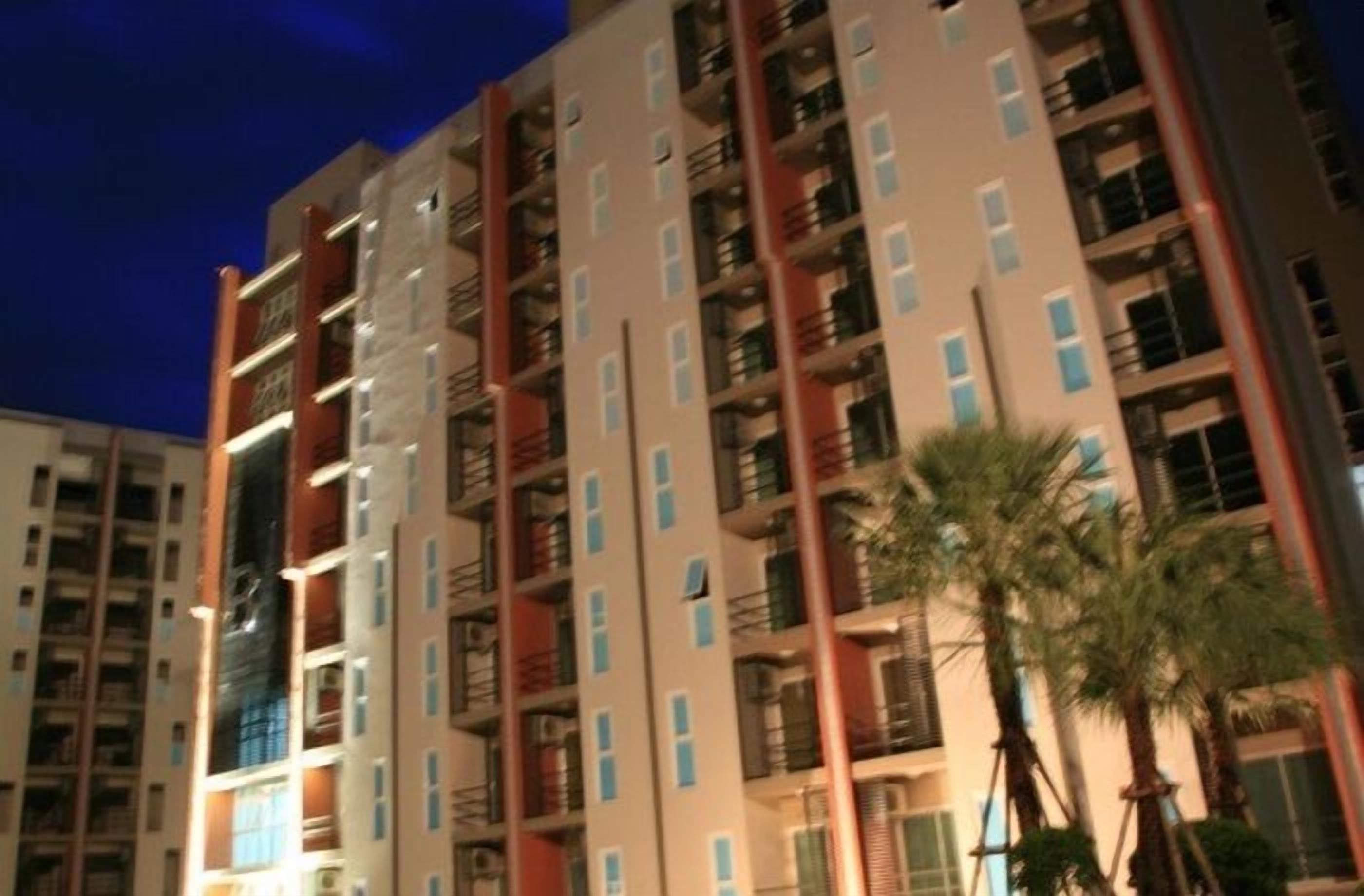 front of property – evening/night