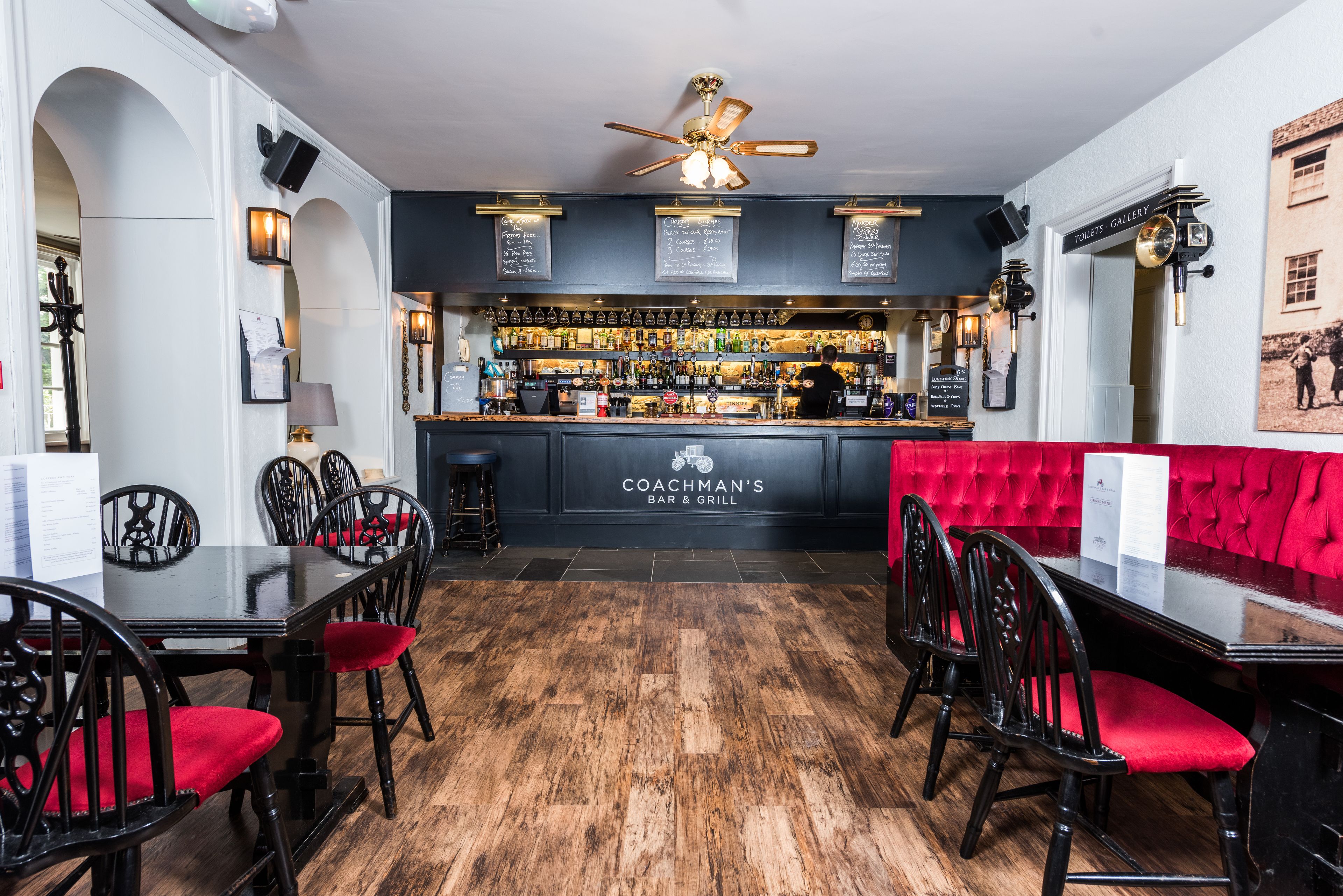 serves lunch and dinner