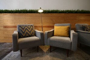Sitteområde i lobbyen