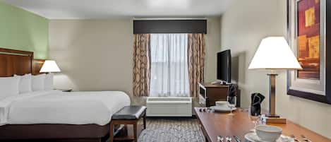 Premium bedding, in-room safe, soundproofing, iron/ironing board